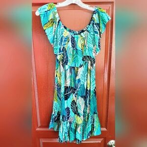 GUC Off- shoulder Mini Dress, Size Large #96B
